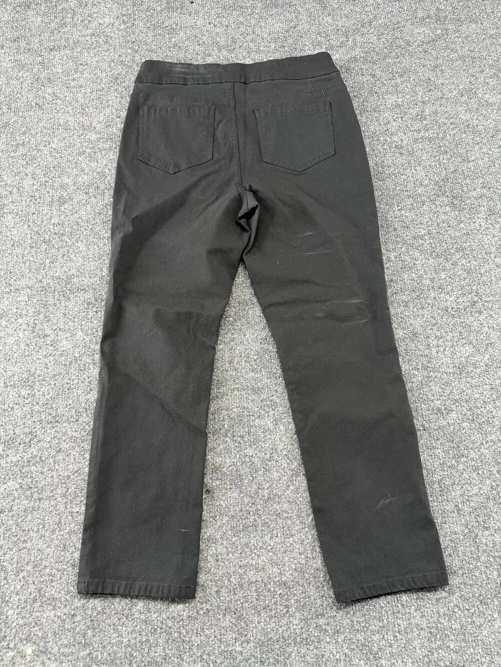 Mario Serrani Pants Womens Small Black Ponte Jegging Elastic Waist Stretch